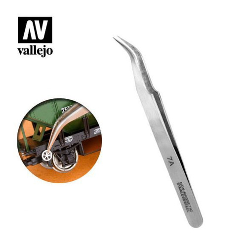 Extra Fine Curved Tweezers AVT12004